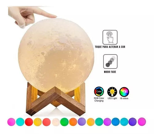 Lámpara de luna (táctil)