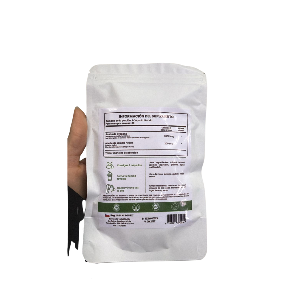 Aceite de Orégano Ultra Concentrado (60 Cápsulas) - OregaVital 6000™
