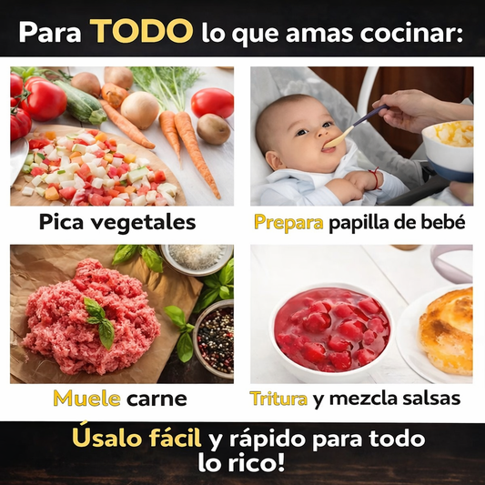 Picadora Eléctrica 2 Velocidades – Potencia y Precisión en tu Cocina 🔪🥩