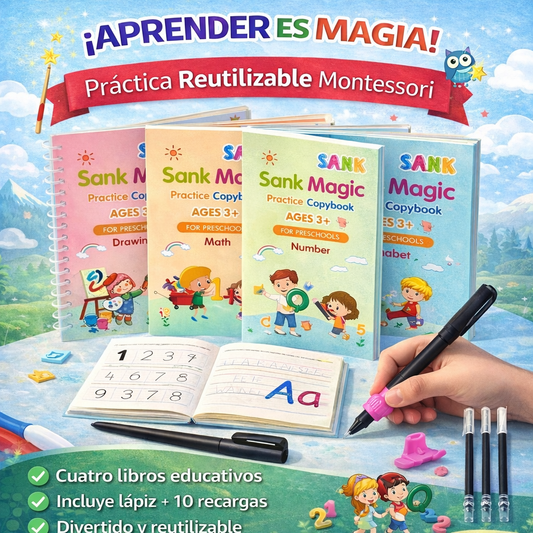 Set de cuadernos Sank Magic - Educación Montessori