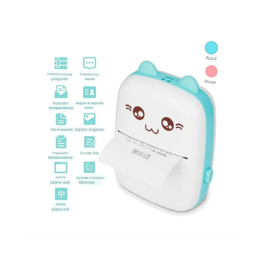 Mini impresora portátil de gatito