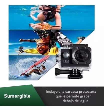 Cámara sumergible full HD