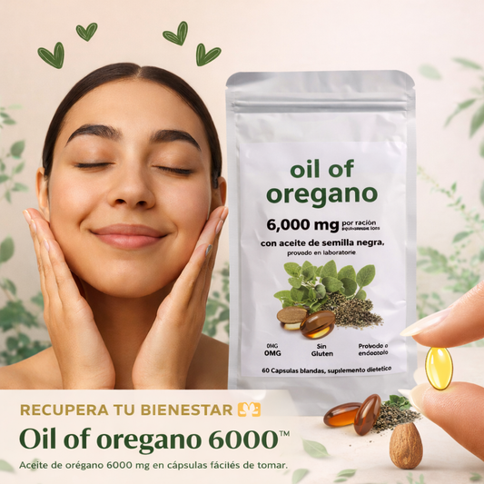 Aceite de Orégano Ultra Concentrado (60 Cápsulas) - OregaVital 6000™