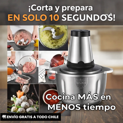 Picadora Eléctrica 2 Velocidades – Potencia y Precisión en tu Cocina 🔪🥩