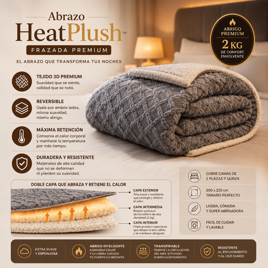 Abrazo HeatPlush™ – Frazada Premium