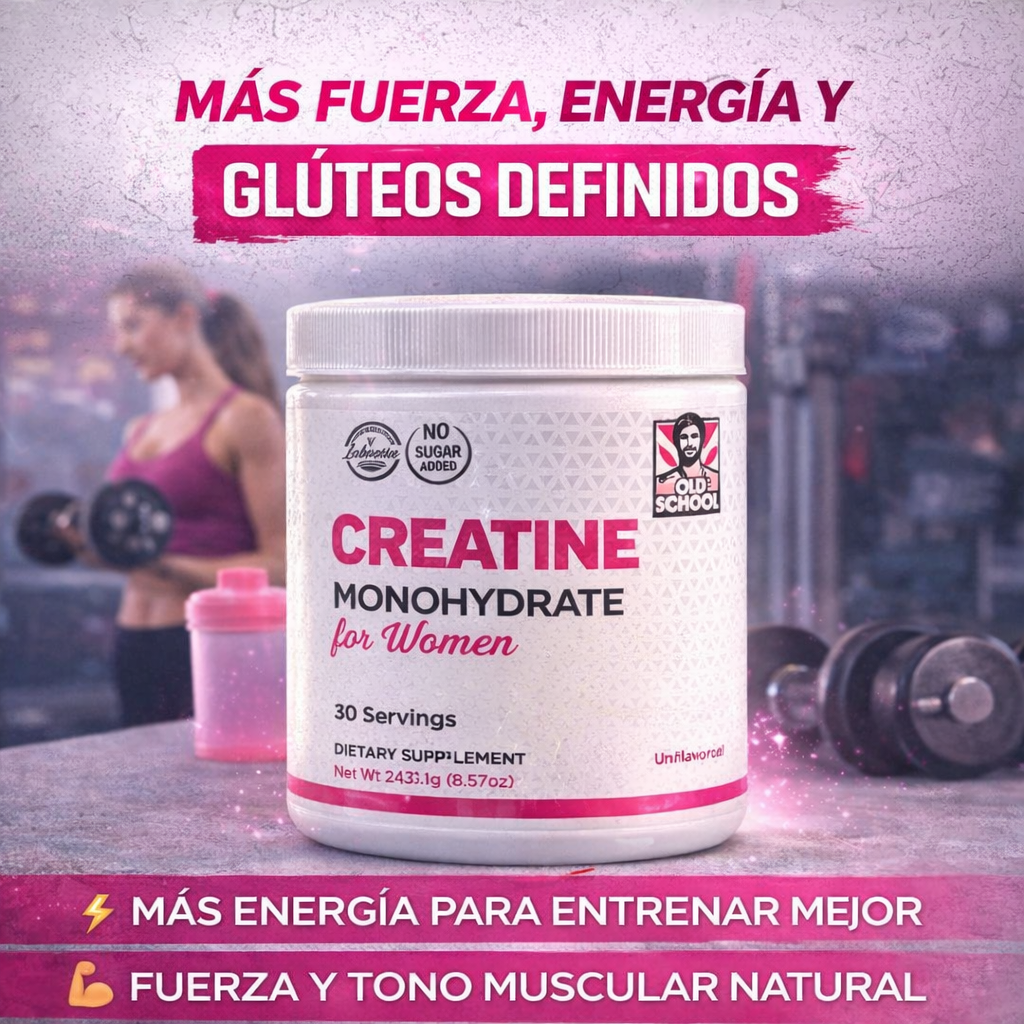Creatina Monohidratada Old School Labs 🍑