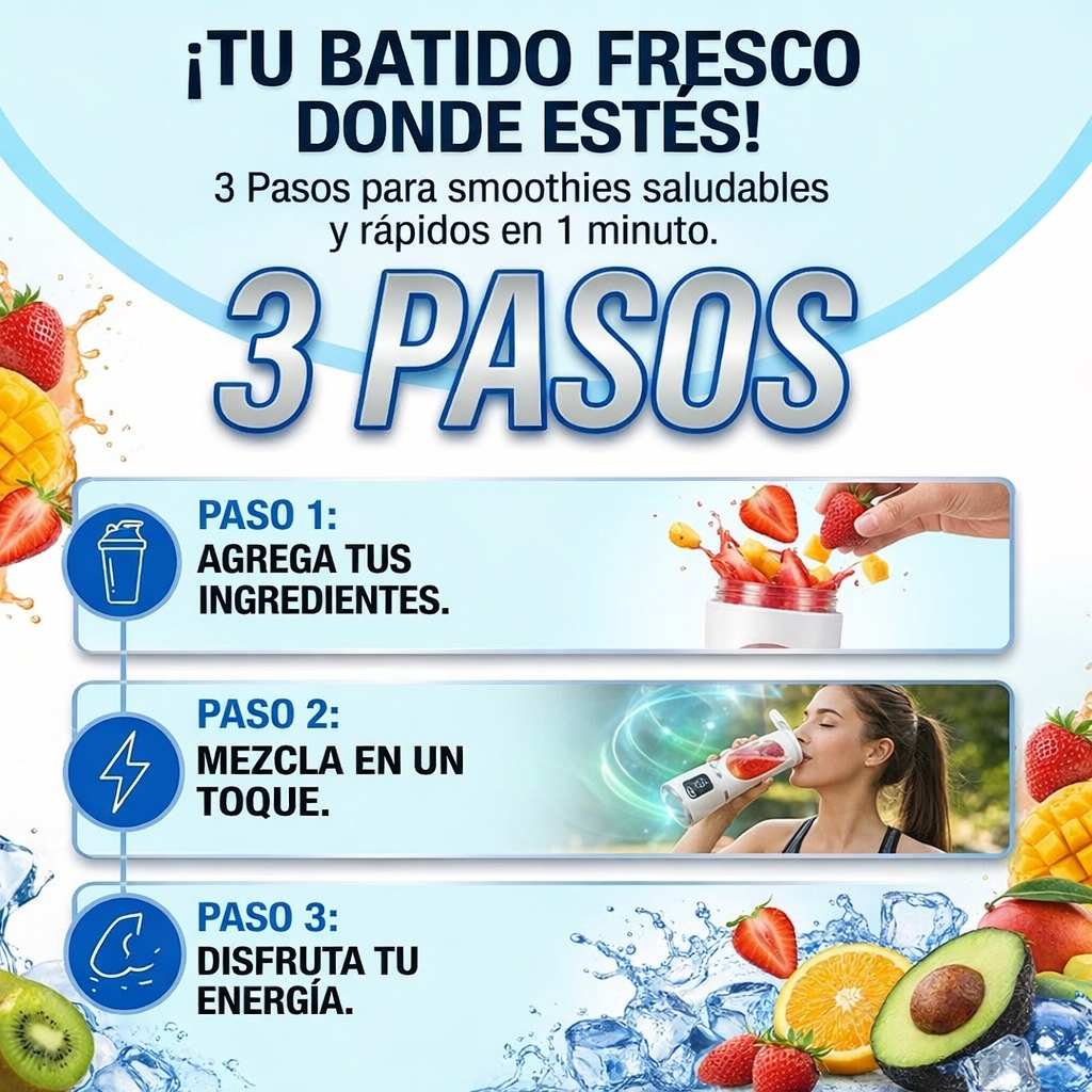 Licuadora Portátil - JuicyGo™